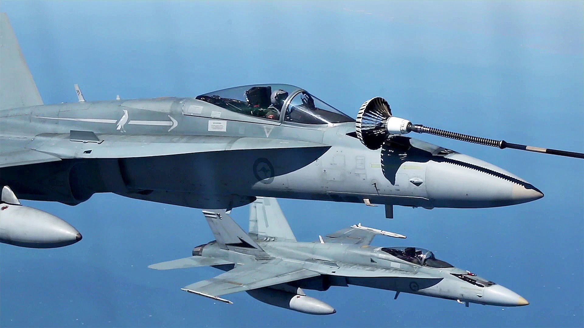 Australian Air Force Kc A Air Refuelling F Harrier Ii Jets