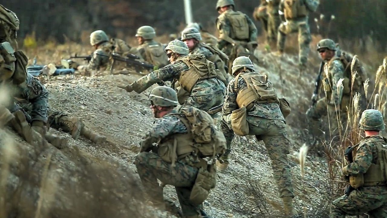 US Marines Conduct Platoon Assault Range In Korea AIIRSOURCE