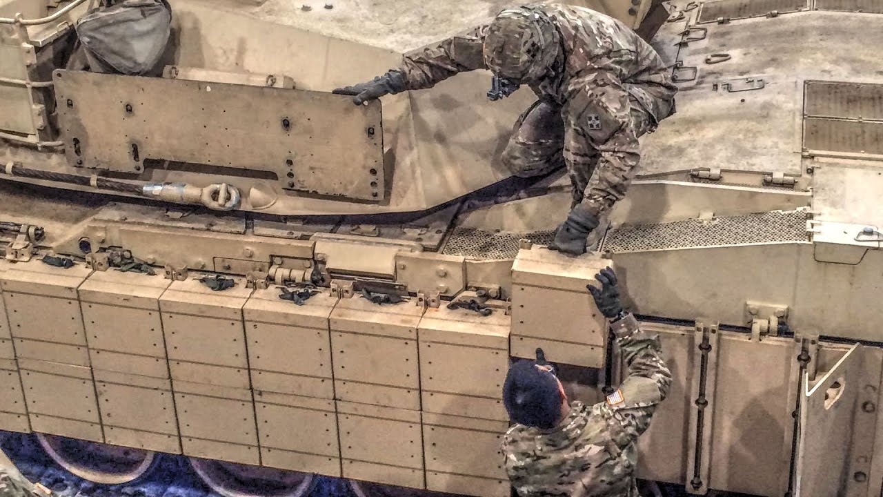 M1a2 Sep Tusk Ii Reactive Armor Installation Aiirsource