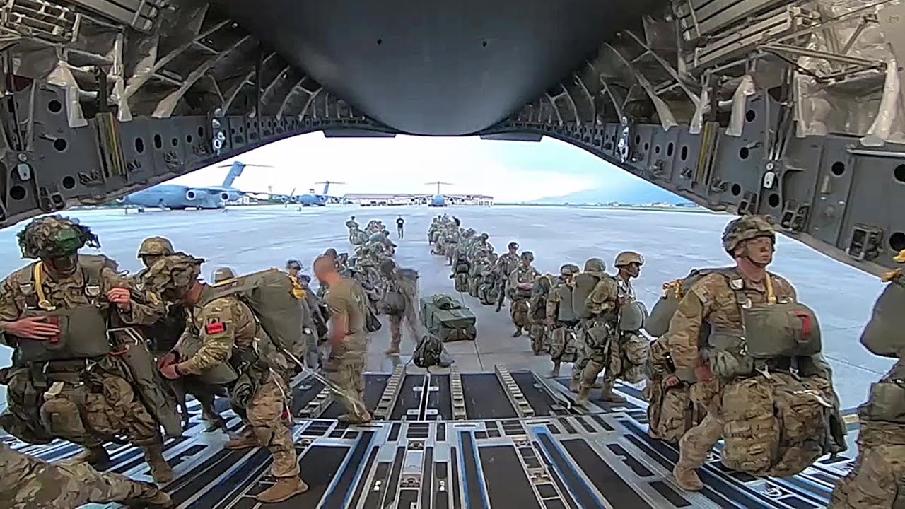 Us Army Paratroopers Conduct Airborne Jump In Italy Aiirsource
